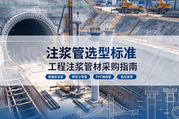 牟定注浆管选型标准
