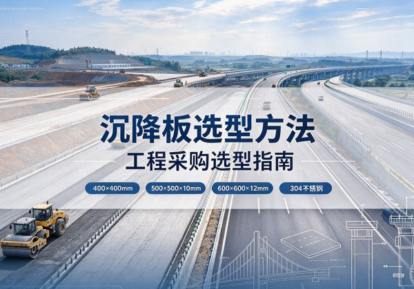 牟定沉降板选择方法