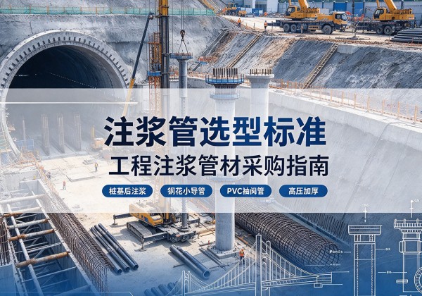 牟定注浆管选型标准