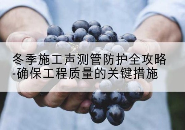 牟定冬季施工声测管有哪些防护要点？-冬季施工声测管防护全攻略-确保工程质量的关键措施